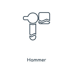 hammer icon vector