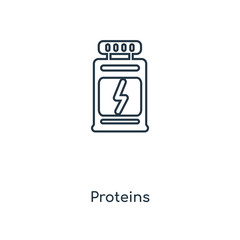 proteins icon vector