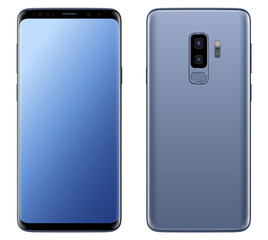 Smartphone, mobile phone isolated, realistic vector illustration.