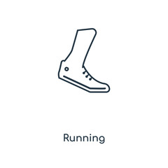 running icon vector