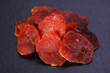 Dry pork meat