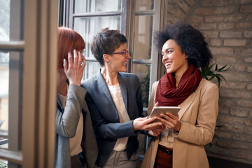 Fototapeta premium Business startup friendship teamwork concept. Creative people working.