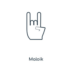 maloik icon vector