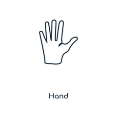 hand icon vector