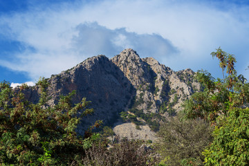 Naklejka premium Taurus Mountains in Kemer, Turkey.