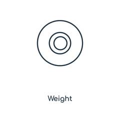 weight icon vector