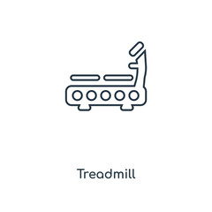 treadmill icon vector