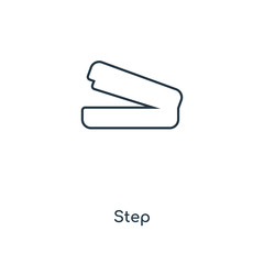 step icon vector