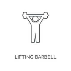 lifting barbell icon