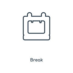 break icon vector