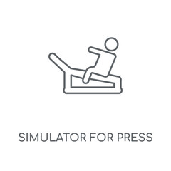 simulator for press icon