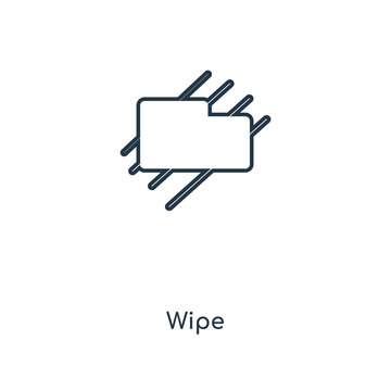 wipe icon vector