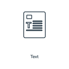 text icon vector