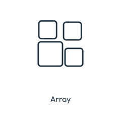 array icon vector