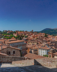 Obraz premium Medieval buildings and houses of Perugia, Italy