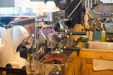 Professional electric coffee machine