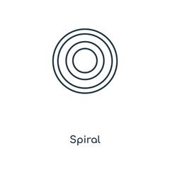 spiral icon vector