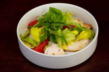 Chicken breast with orange