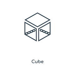 cube icon vector