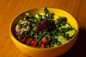 Salad with beetroot
