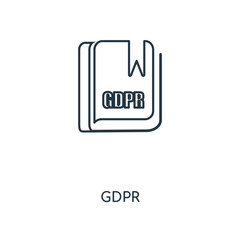 gdpr icon vector