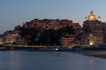 Italian Riviera, Imperia by night