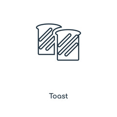 toast icon vector