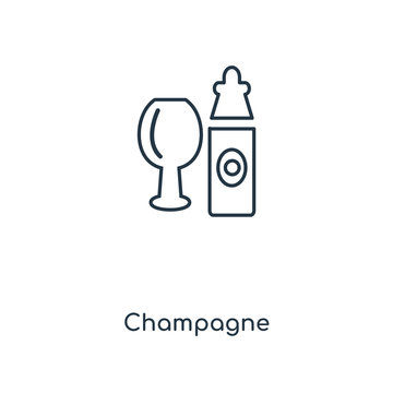 champagne icon vector