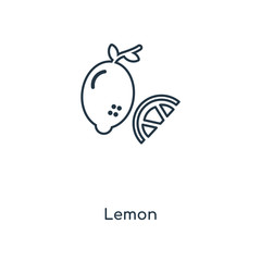 lemon icon vector