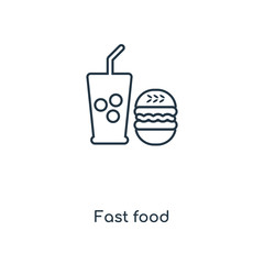 fast food icon vector