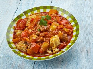 Fish paprikash