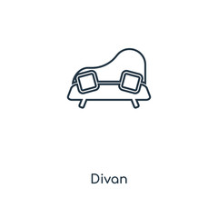 divan icon vector
