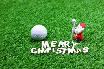 Merry Christmas to golfer