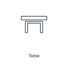 table icon vector