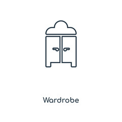 wardrobe icon vector