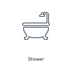 shower icon vector