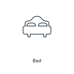bed icon vector