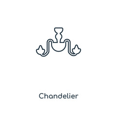chandelier icon vector