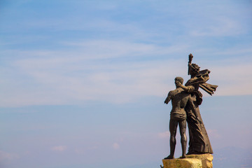Martyrs' Monument, a statue by Marino Mazzacurati on Martyrs' Square, in honor of martyrs executed in 1916 at the orders of the Ottoman military ruler.