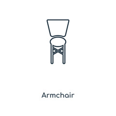 armchair icon vector