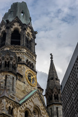 Fototapeta na wymiar Berlino, Kaiser Wilhelm chiesa