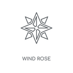 Obraz premium wind rose icon