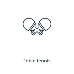 table tennis icon vector