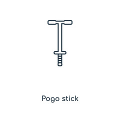 pogo stick icon vector
