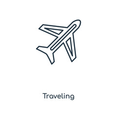 traveling icon vector