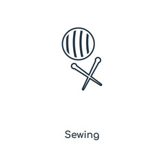 sewing icon vector