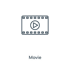 movie icon vector