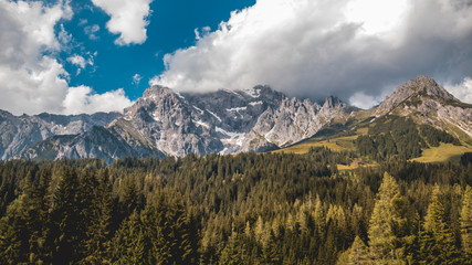 Obraz premium Beautiful alpine view near Saalfelden - Salzburg - Austria