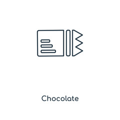 Fototapeta na wymiar chocolate icon vector