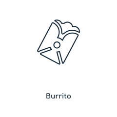 burrito icon vector